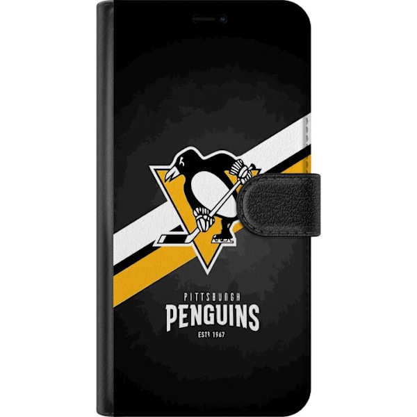 Apple iPhone 16 Pro Lompakkokotelo Pittsburgh Penguins (NHL)