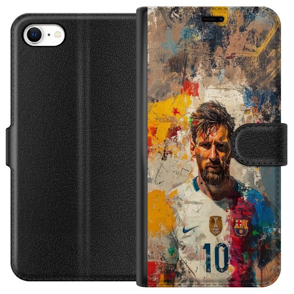 Apple iPhone 6s Lompakkokotelo Messi Art