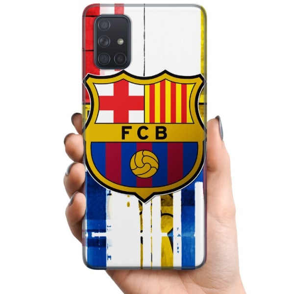 Samsung Galaxy A71 TPU Mobilcover FC Barcelona