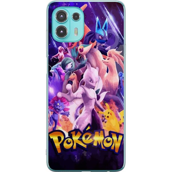 Motorola Edge 20 Lite Läpinäkyvä kuori Pokemon