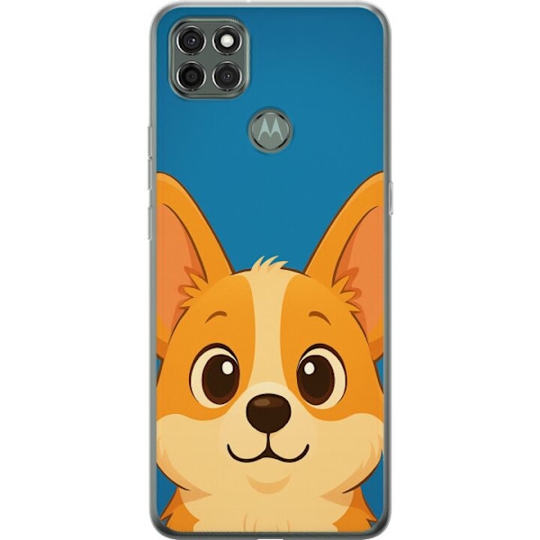 Motorola Moto G9 Power Läpinäkyvä kuori Hello Corgi