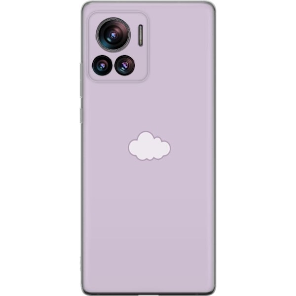Motorola Edge 30 Ultra Läpinäkyvä kuori Lila Pilvi - minima
