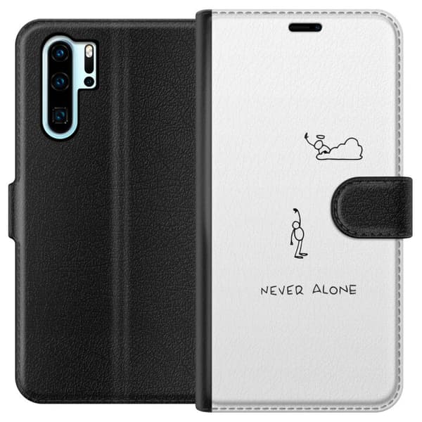 Kompatibel Tegnebogsetui til Huawei P30 Pro Aldrig Alene