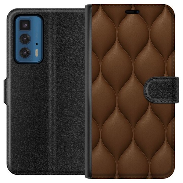 Motorola Edge 20 Pro Plånboksfodral Cocoa Scales