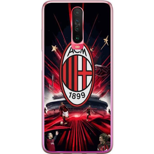 Xiaomi Redmi K30 Läpinäkyvä kuori AC Milan