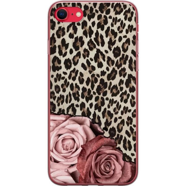 Kompatibelt Mobilskal till Apple iPhone SE (2022) Leopardrosor