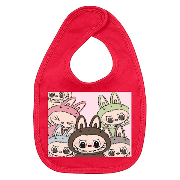 Baby Hagesmæk Labubu Classics Rød one size