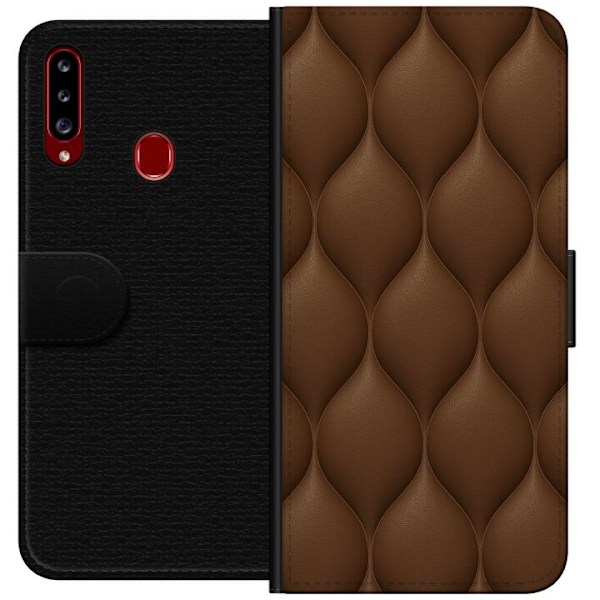 Samsung Galaxy A20s Tegnebogsetui Kakaoskalaer