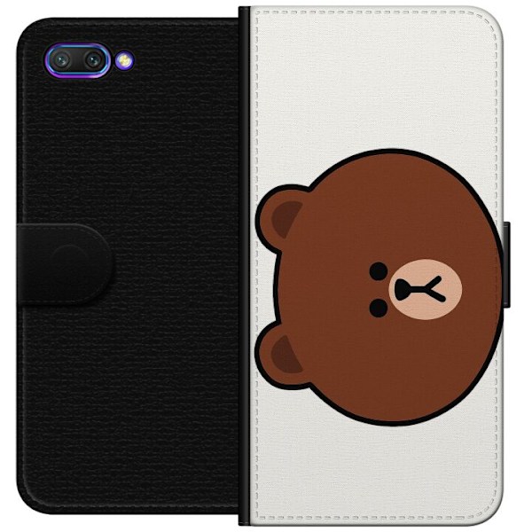 Honor 10 Lommeboketui line friends brown