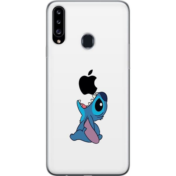 Kompatibelt Mobildeksel til Samsung Galaxy A20s Stitch Apple