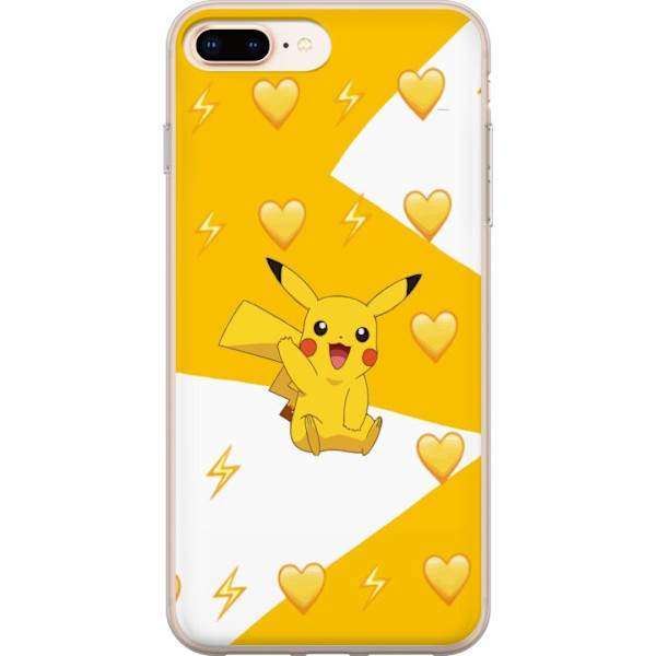 Apple iPhone 7 Plus Läpinäkyvä kuori Pikachu Pokémon Pelihahmo Peliaihe Suosittu Ikoni Sarjakuvasarja Pokémon GO Lasten Klassikko