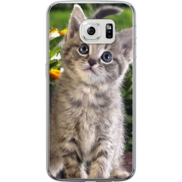 Samsung Galaxy S6 edge Gjennomsiktig deksel Katt