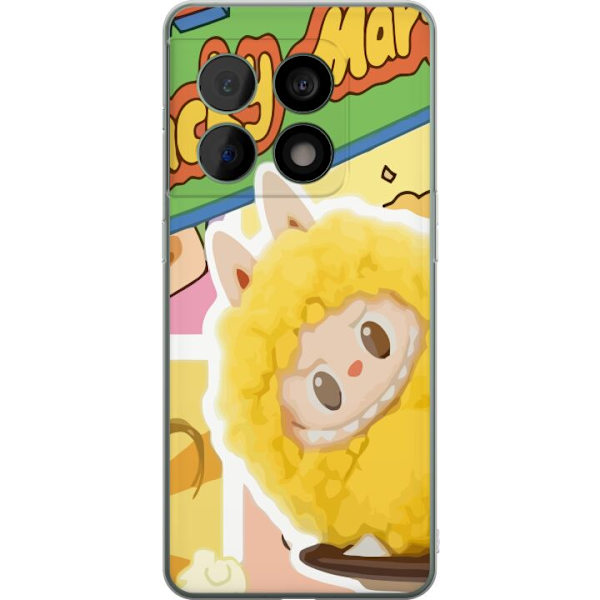 OnePlus 10 Pro Gennemsigtig cover Labubu Wacky Mart Pop Mart Serie Samlerfigur Sød Design Populært Motiv Figurserie Kreativ Kunst Leksak