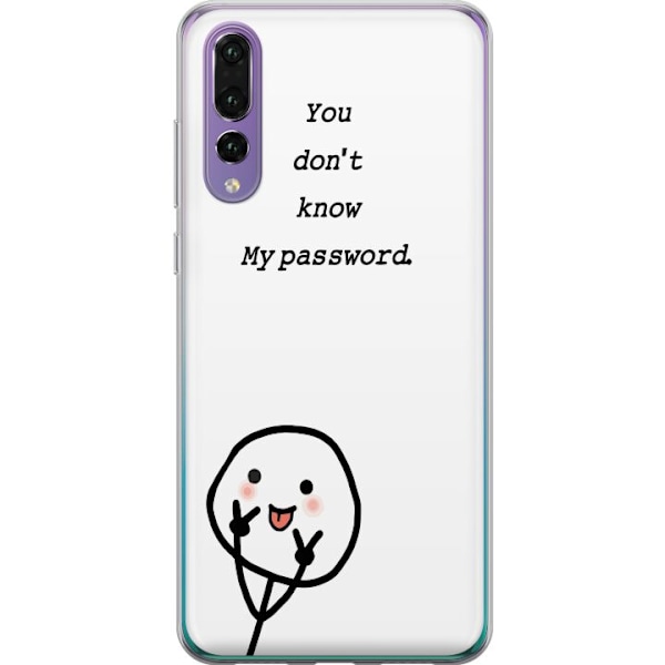 Huawei P20 Pro Läpinäkyvä kuori Et Tunne Salasanaani