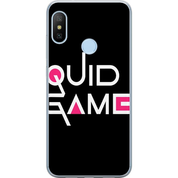 Xiaomi Mi A2 Lite Läpinäkyvä kuori Squid Game