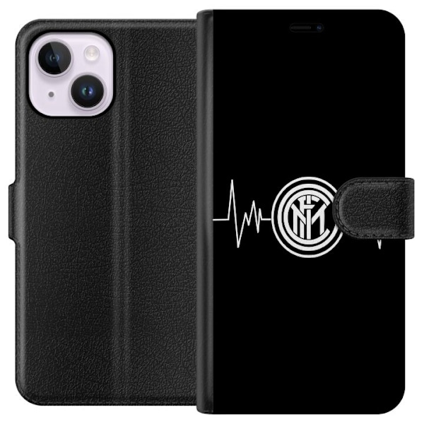 Apple iPhone 14 Plus Lompakkokotelo Inter Milan