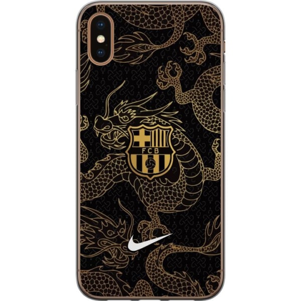 Apple iPhone XS Max Genomskinligt Skal FC Barcelona