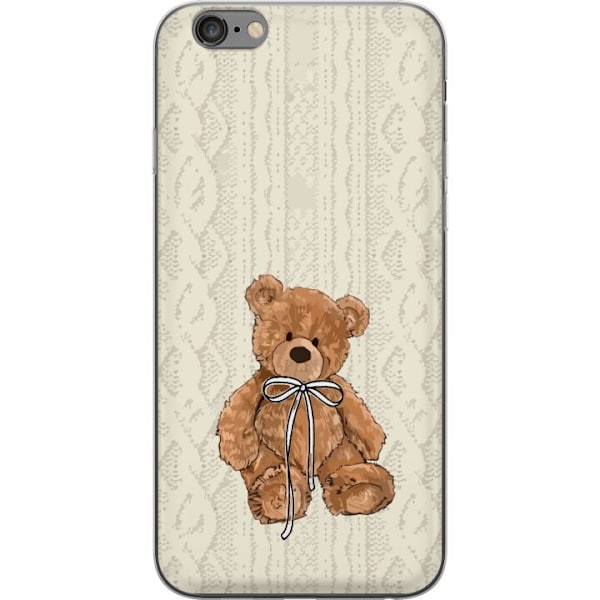 Apple iPhone 6 Plus Genomskinligt Skal Liten Nalle – klassisk nalle i enkel design