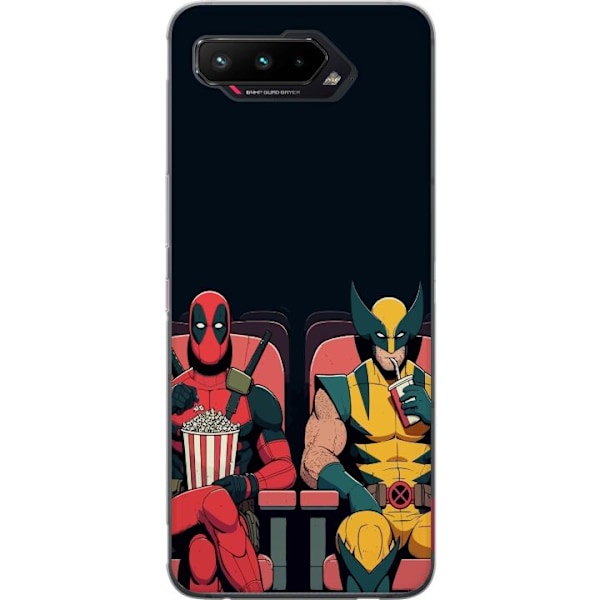 Asus ROG Phone 5 Läpinäkyvä kuori Deadpool & Wolverine