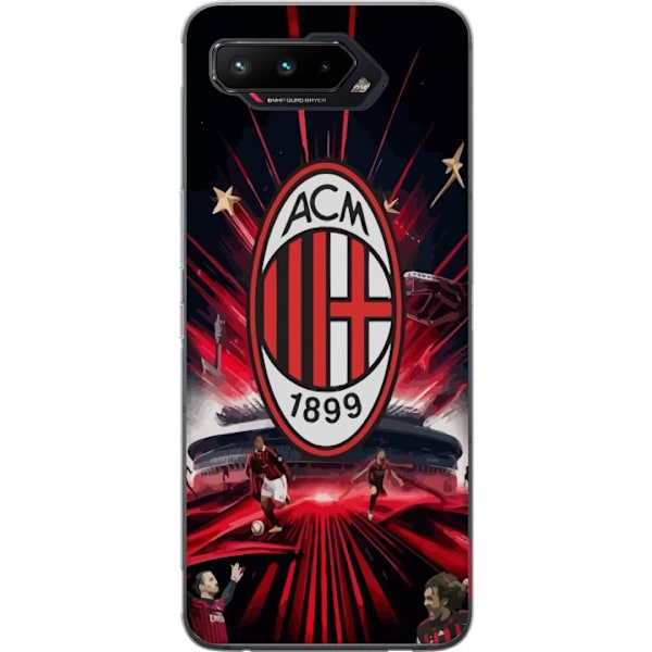 Asus ROG Phone 5 Genomskinligt Skal AC Milan