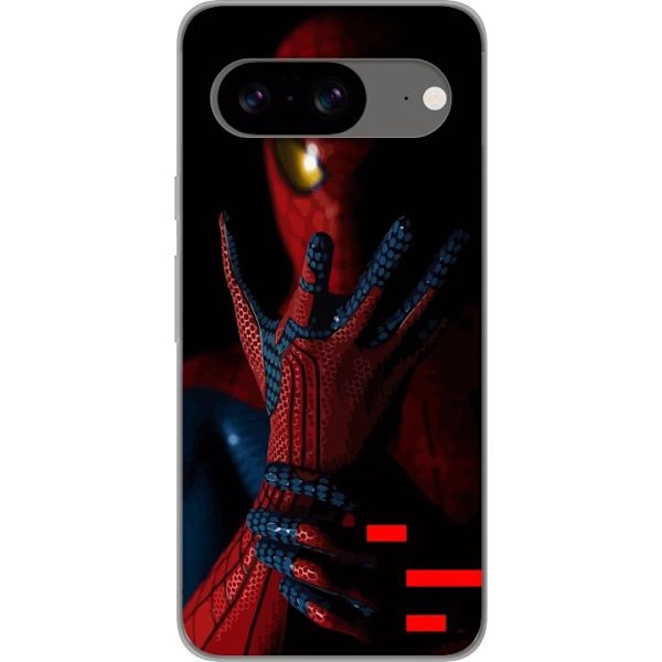 Google Pixel 8 Gjennomsiktig deksel Spiderman kraft