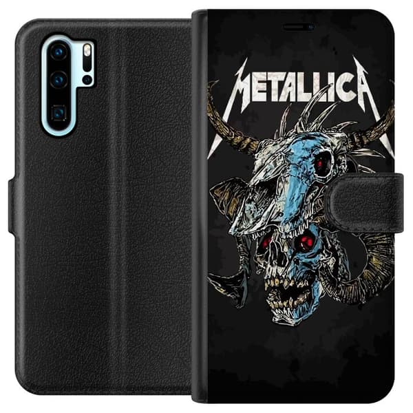 Kompatibelt Lommeboketui til Huawei P30 Pro Metallica