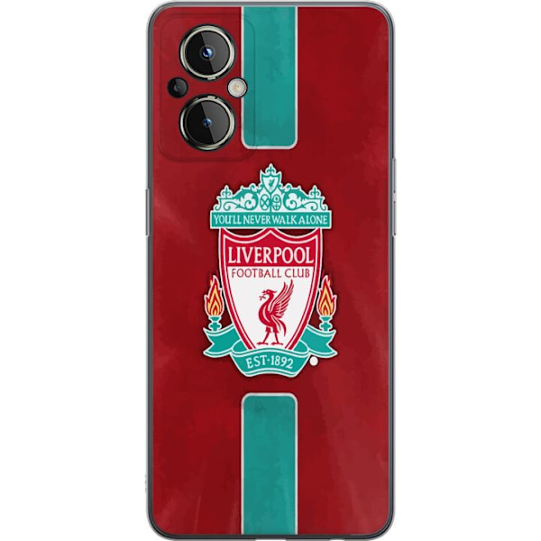 OnePlus Nord N20 5G Gennemsigtig cover Liverpool FC - Klassisk Fodboldstolthed i Rødt