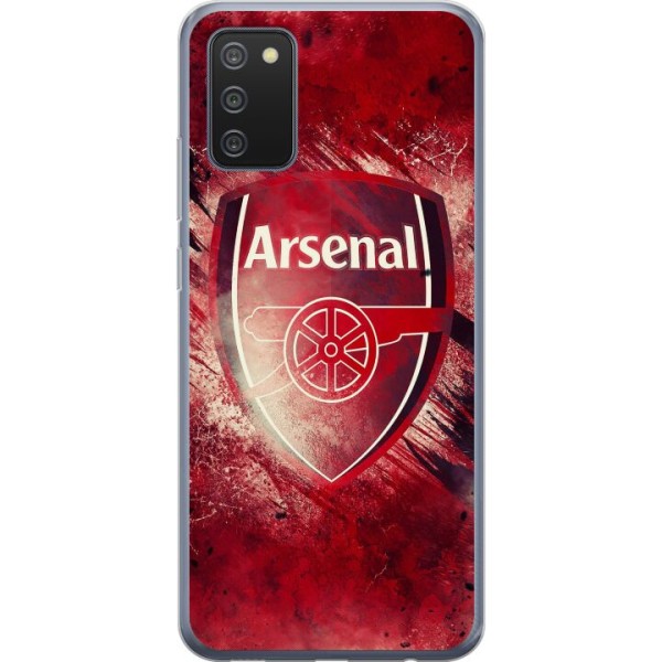 Samsung Galaxy A02s Läpinäkyvä kuori Arsenal Jalkapallo
