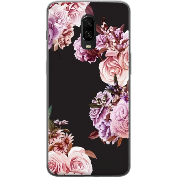 OnePlus 6T Cover / Mobilcover - Blomster