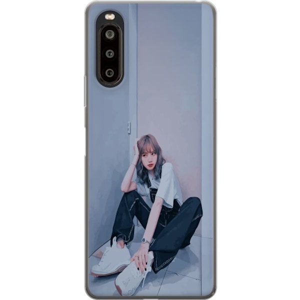 Sony Xperia 10 II Genomskinligt Skal Lisa from Blackpink – K-pop Style Icon