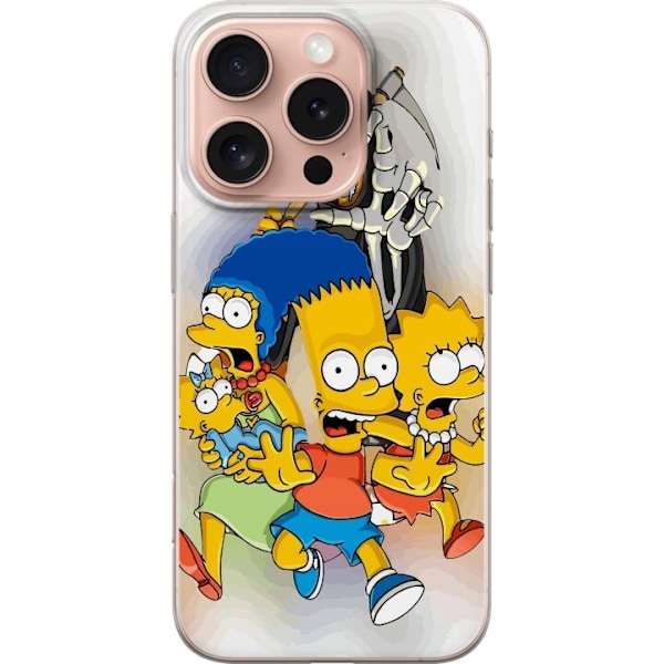 Apple iPhone 16 Pro Genomskinligt Skal The Simpsons