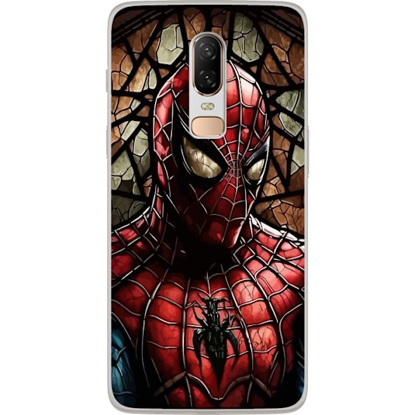 OnePlus 6 Gjennomsiktig deksel Spiderman