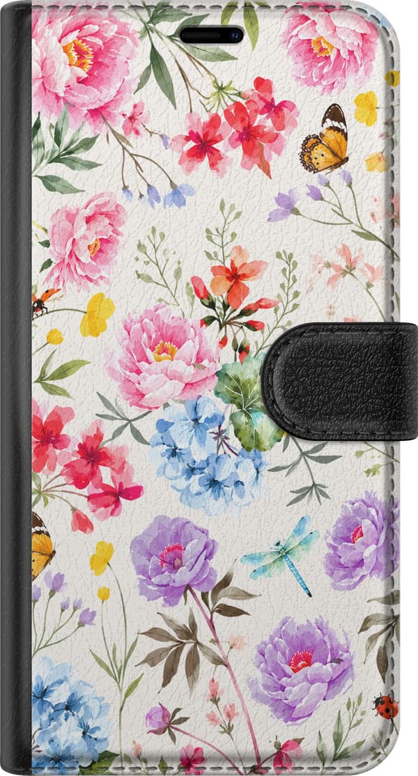 Kompatibel Tegnebogsetui til Apple iPhone 11 Pro Max Vildblomsterhave flerfarvet