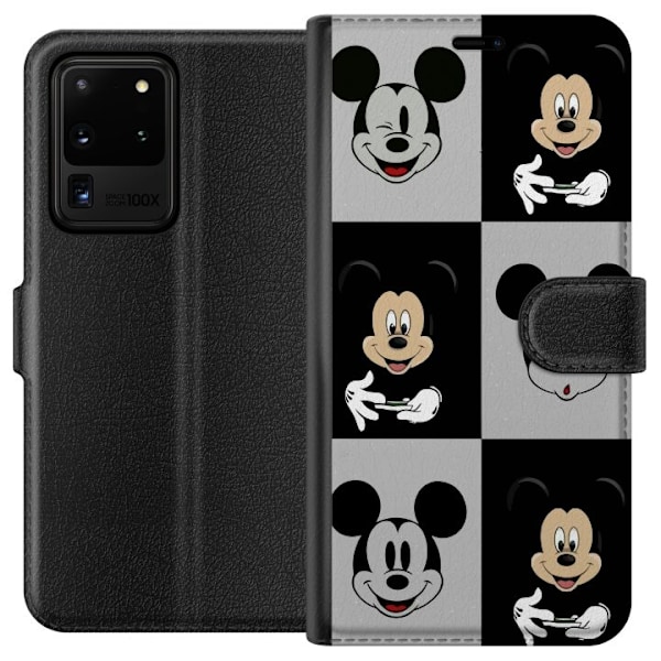 Samsung Galaxy S20 Ultra Lompakkokotelo Mickey Mouse