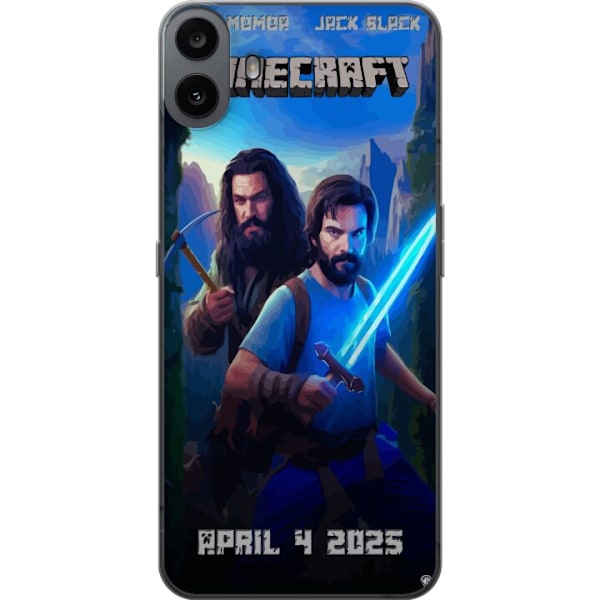 Nothing CMF Phone 1 Läpinäkyvä kuori Minecraft-elokuva