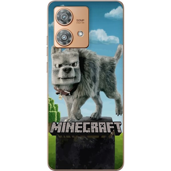 Motorola Edge 40 Neo Gennemsigtig cover A Minecraft Movie