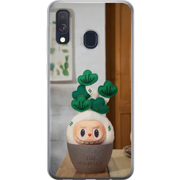 Samsung Galaxy A40 Läpinäkyvä kuori SUURUSTEN Tuittupuut