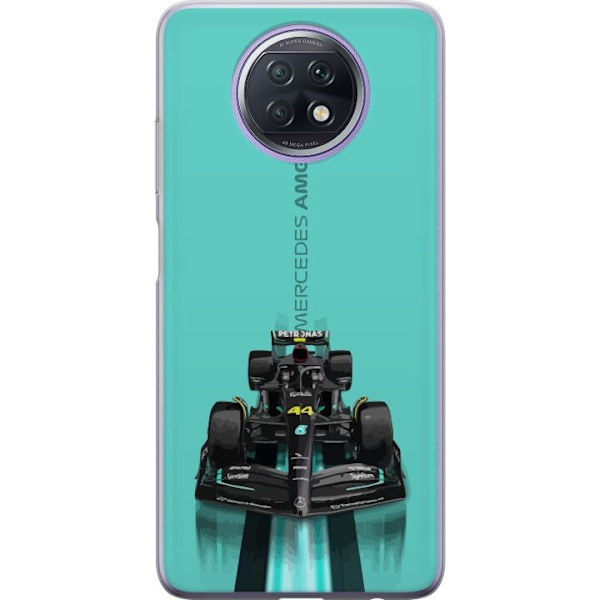 Xiaomi Redmi Note 9T Gjennomsiktig deksel Mercedes F1