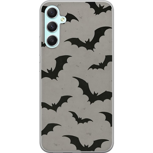 Samsung Galaxy A34 Gennemsigtig cover Flutterprint