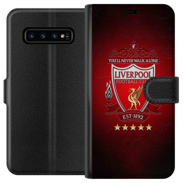 Samsung Galaxy S10 Tegnebogsetui YNWA Liverpool