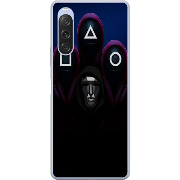 Sony Xperia 10 V Läpinäkyvä kuori Squid Game Kausi 3 Uudet Ikoni Suosittu Sarja TV Motiivi Aasialainen Draama Trendikäs Graafinen Suunnittelu