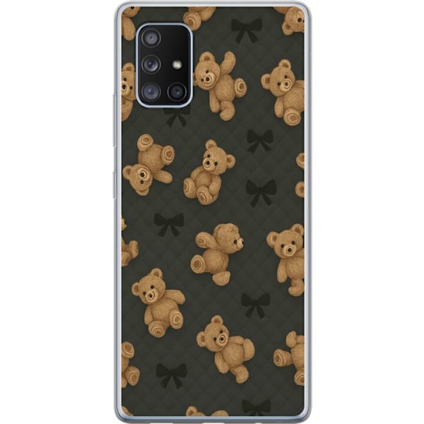 Samsung Galaxy A71 5G Läpinäkyvä kuori Teddy Halauksia