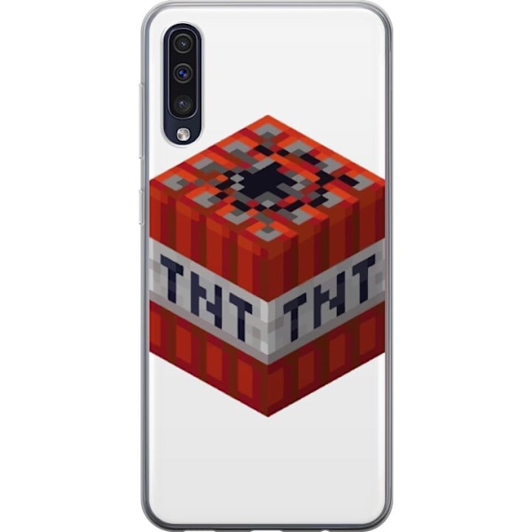 Samsung Galaxy A50 Läpinäkyvä kuori Minecraft TNT