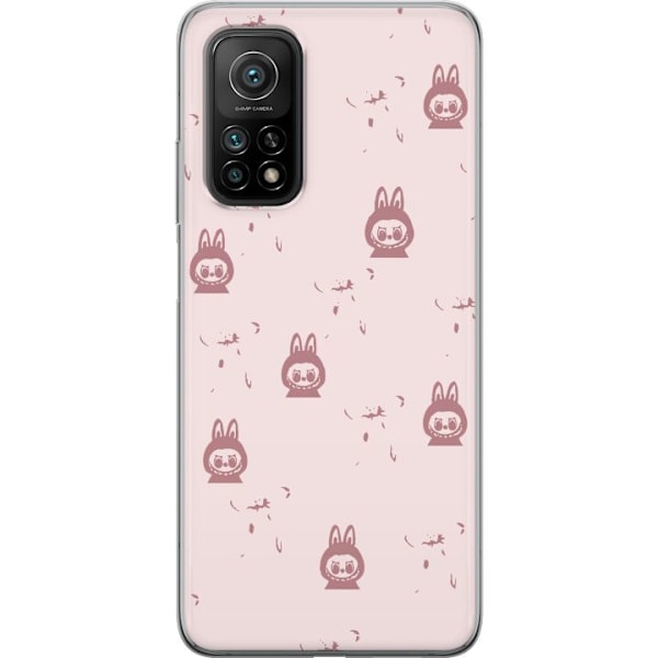 Xiaomi Mi 10T Pro 5G Läpinäkyvä kuori Labubu Neon Pop - Neonvärinen pop art hirviö