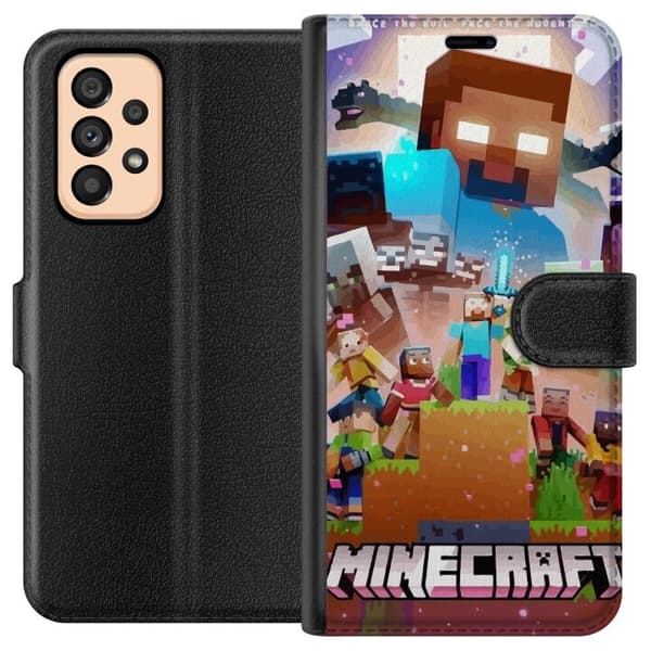 Kompatibelt Lommeboketui til Samsung Galaxy A53 5G Minecraft
