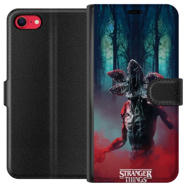Kompatibel Tegnebogsetui til Apple iPhone 8 Stranger Things Netflix 80'ernes mystik gyser