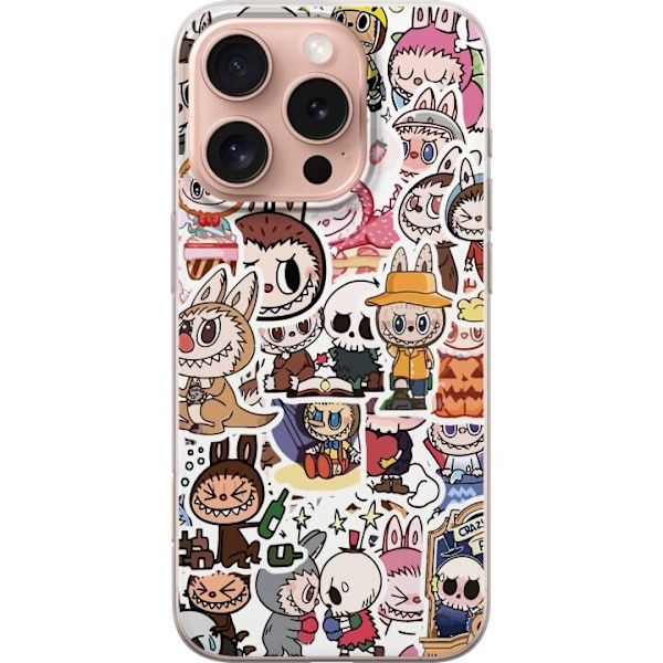 Apple iPhone 16 Pro Läpinäkyvä kuori Labubu All-Stars – P