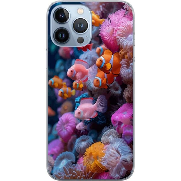Yhteensopiva Puhelinkuori Apple iPhone 13 Pro Max Kalat Koralli Meri Valtameri Veden alla