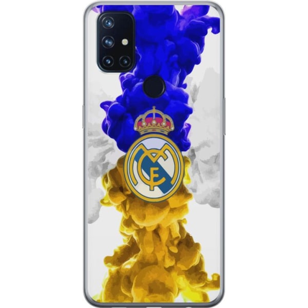 OnePlus Nord N10 5G Genomskinligt Skal Real Madrid Färger