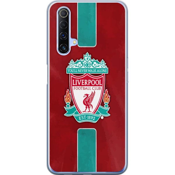 Realme X50 5G Läpinäkyvä kuori Liverpool FC - Klassinen jalkapallourheilu Punaisena